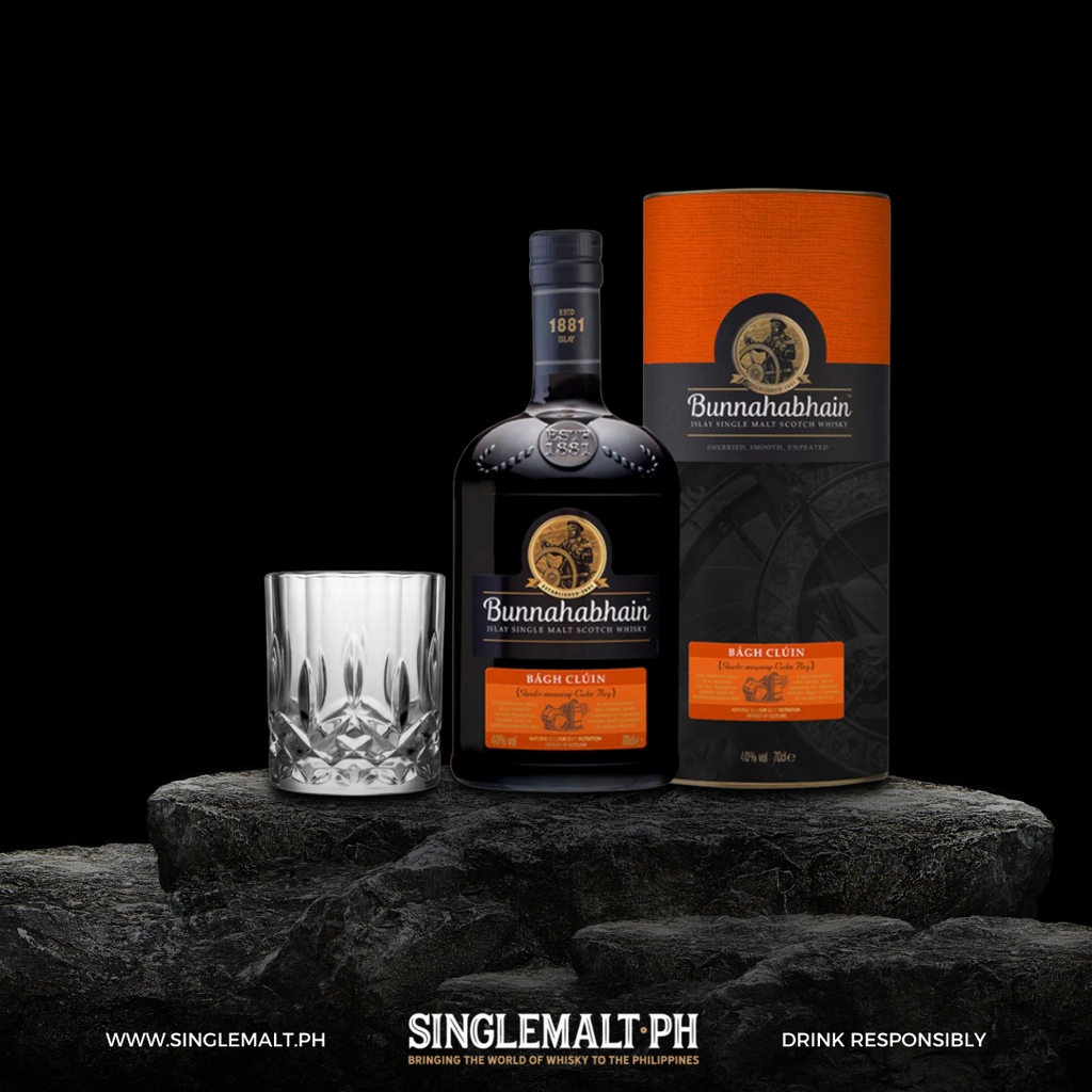 Bunnahabhain Bagh Cluin Islay Singlemalt Scotch Whisky 70cl with FREE Prism Spinning Glass