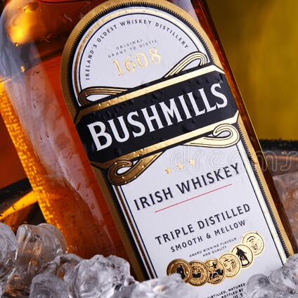 Bushmills Irish Whiskey The Original + Black (2 Bottles) 70cl