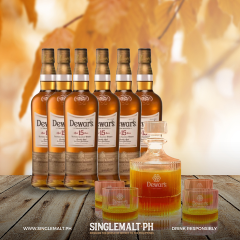 Buy 6 Dewars 15 1L GET FREE Dewars Decanter Set