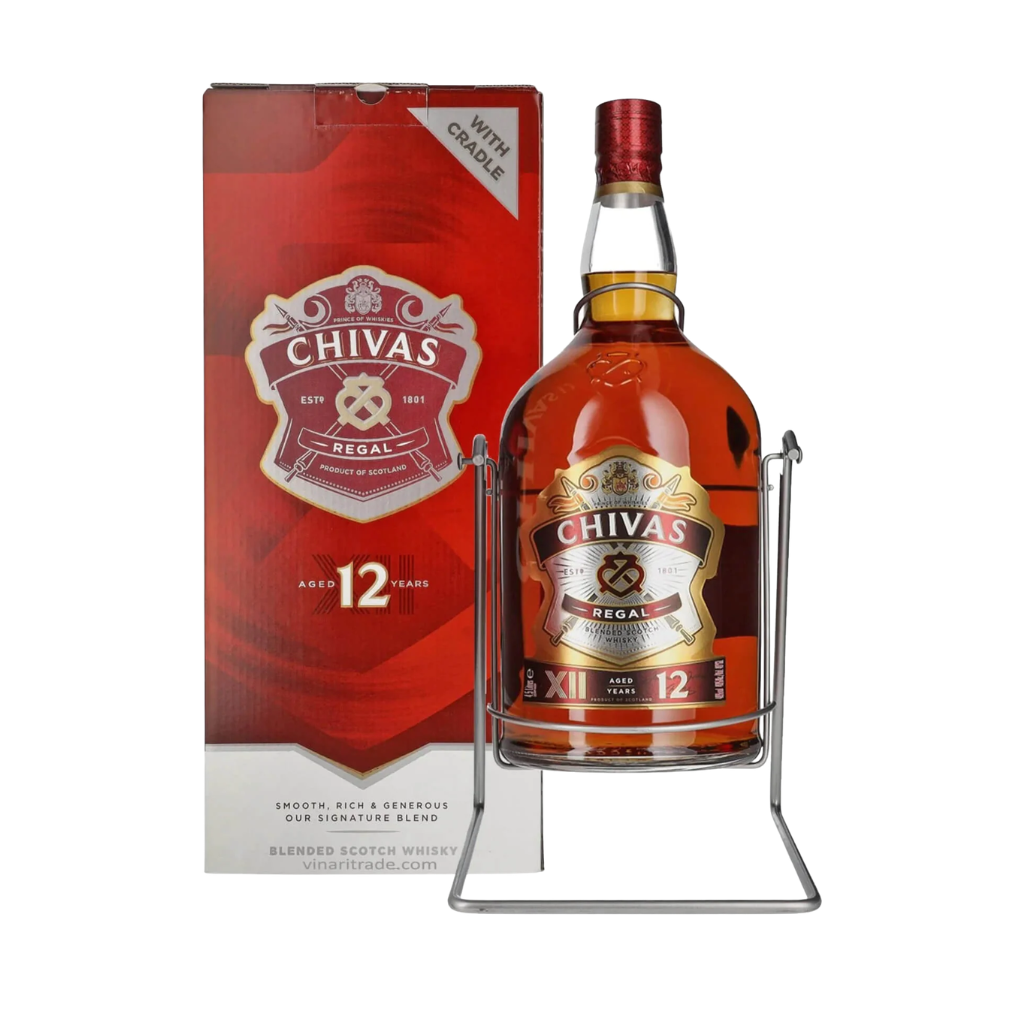 Chivas Regal 12 Year Old with Cradle 4.5L