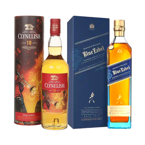 Clynelish 10 Year Old 2023 Special Release 70cl and Johnnie Walker Blue Label Blended Scotch Whisky 75cl