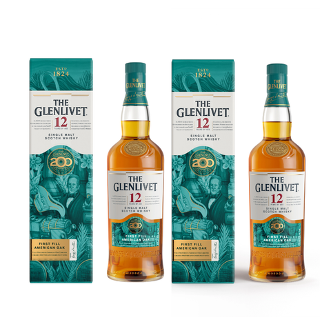 Glenlivet 12 Year Old 70cl (2 bottles)