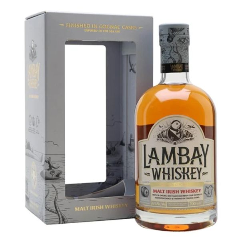 Lambay Malt Irish Blended Whiskey - Cognac Cask 70cl