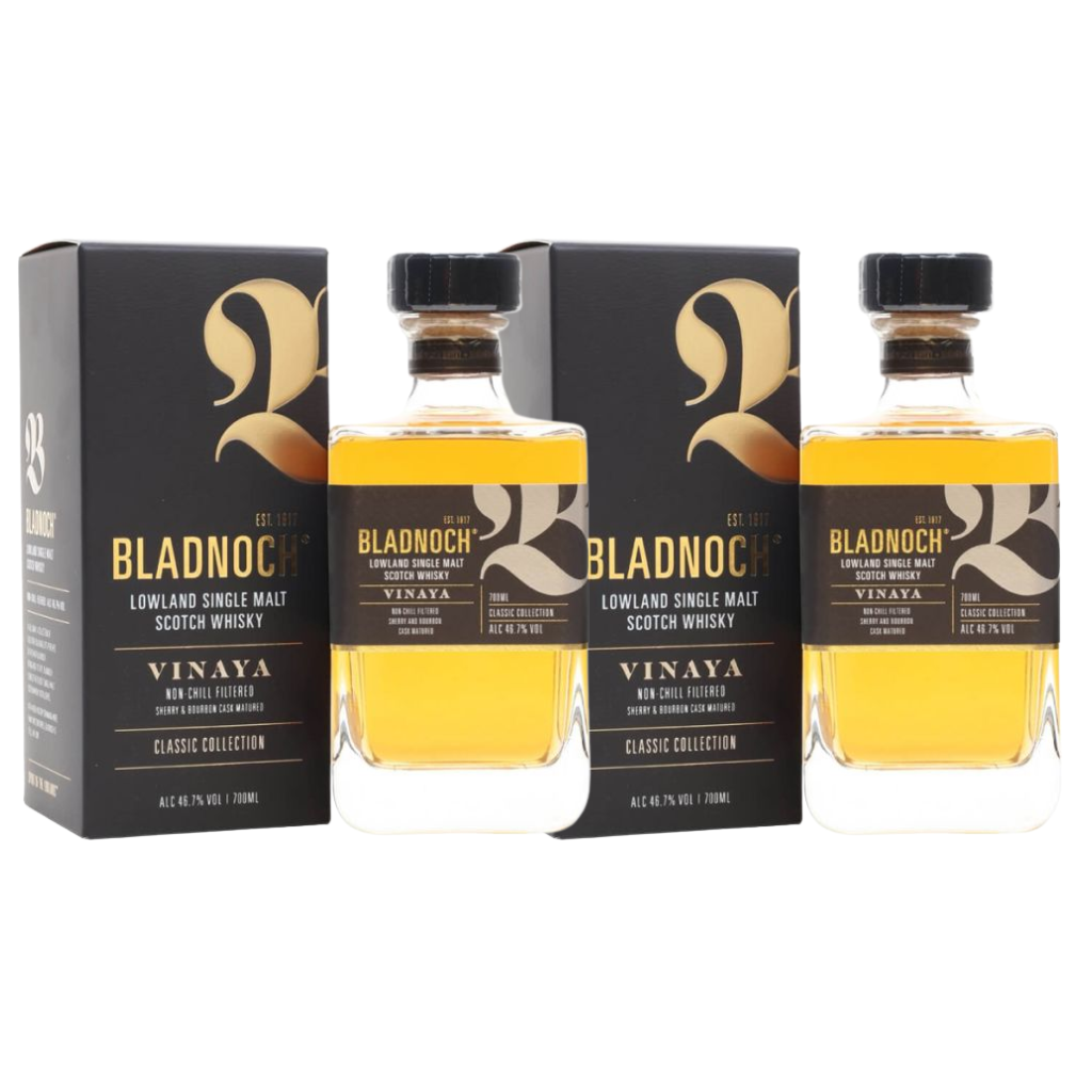Bladnoch Vinaya Singlemalt Scotch Whisky 70cl (2 bottles)