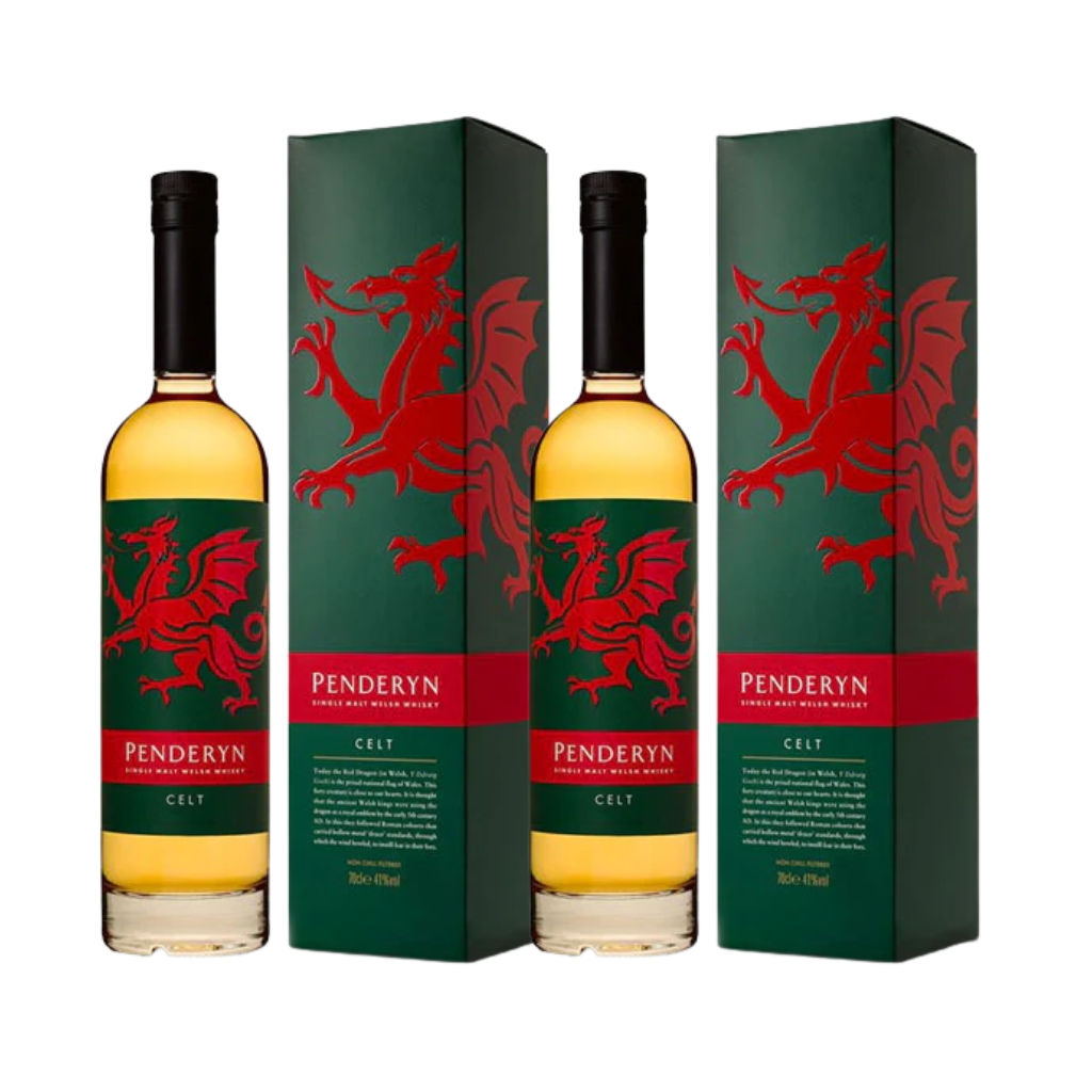 Penderyn Dragon Celt Welsh Whisky 70cl (3 bottles)