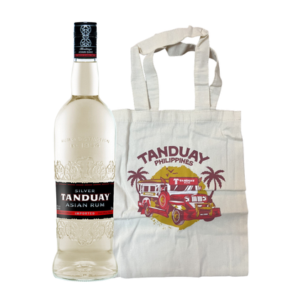 Tanduay Asian Rum Silver with FREE Ecobag Jeepney
