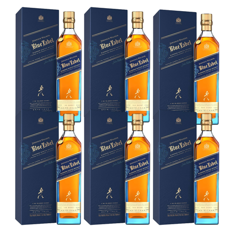 Johnnie Walker Blue Label 70cl (6 bottles)