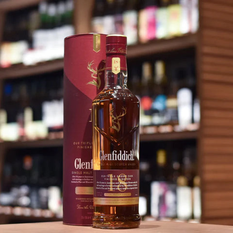 Glenfiddich 18 Year Old Triple Sherry Cask Single Malt Scotch Whisky  70cl