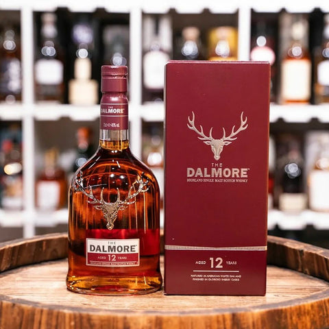 Dalmore 12 Year Old (American Oak & Oloroso Sherry) 70cl with FREE Prism Spinning Glass