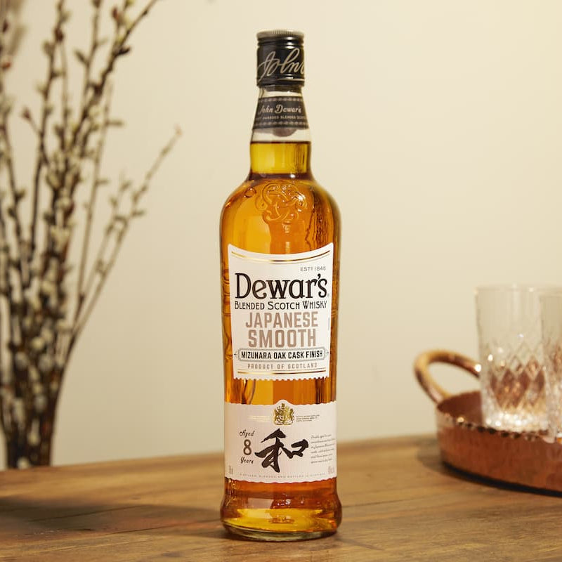 1 Case of Dewars Japanese Smooth Mizunara Oak Cask Finish Whisky 70cl