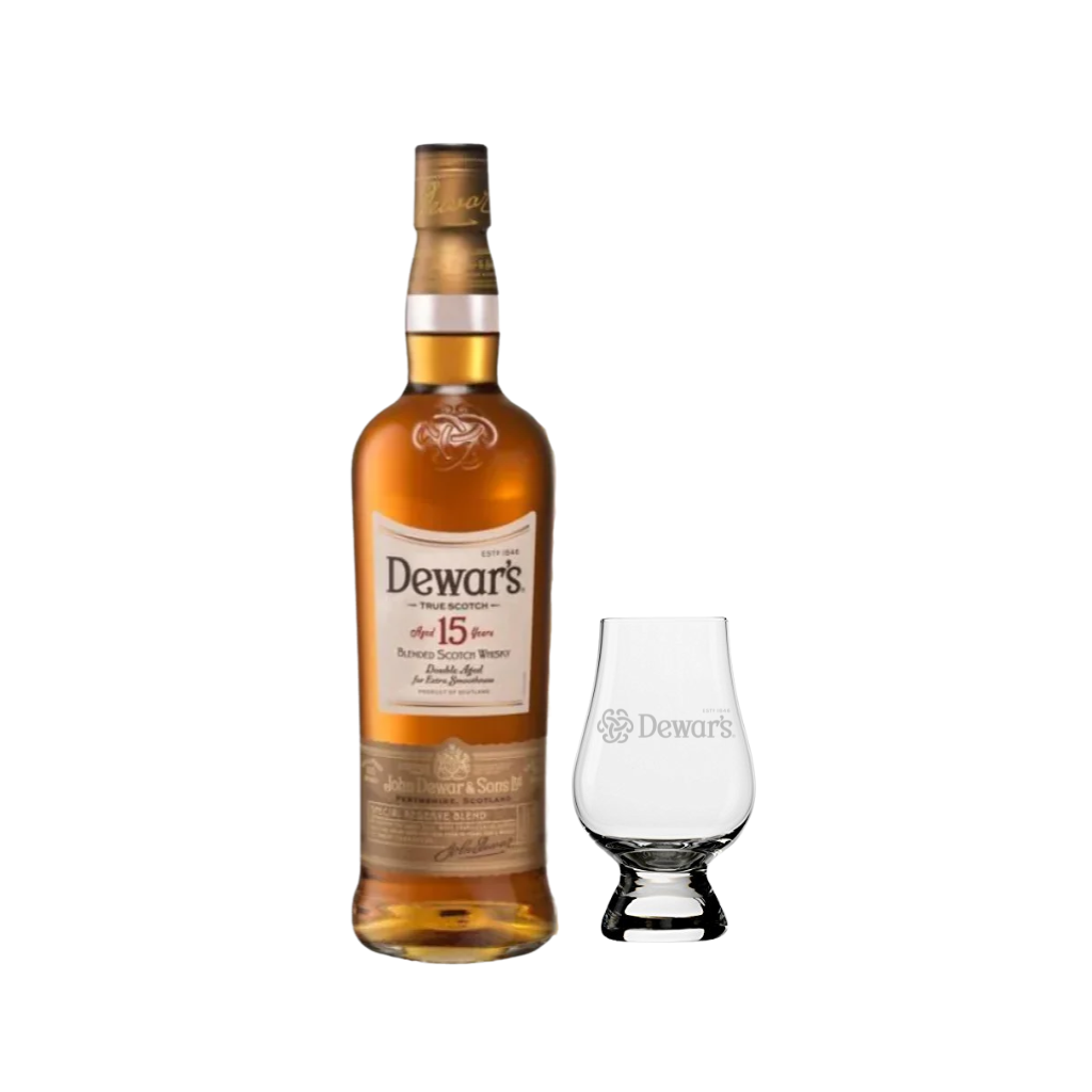 Dewars 15 Year Old 1L + FREE Nosing Glass Singlemalt.ph