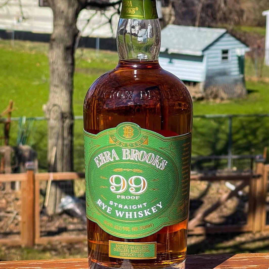 Ezra Brooks Straight Rye 99 proof