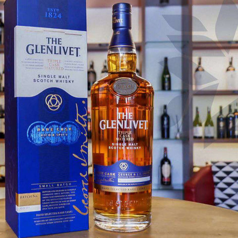 Glenlivet Triple Cask Matured Set - Rare Cask & White Oak Reserve 1L
