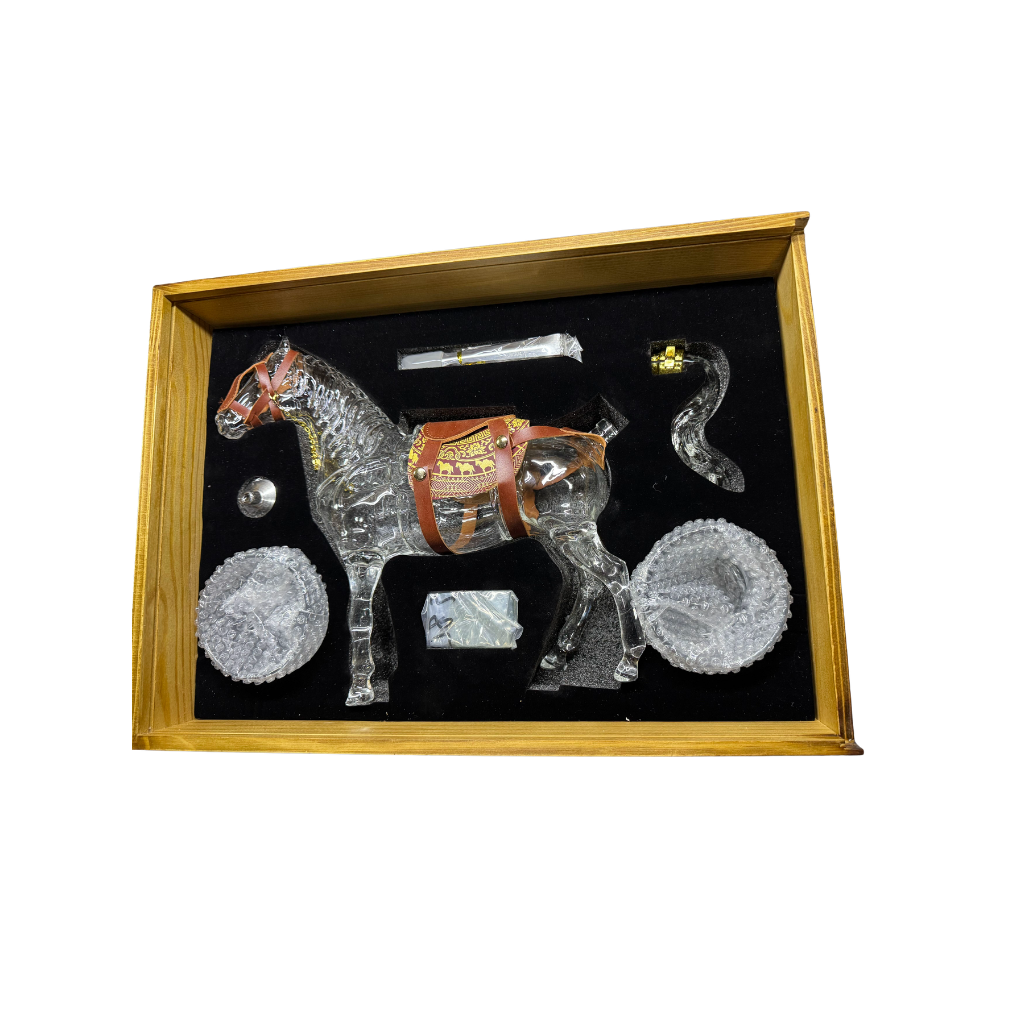 Glass Horse Whisky Decanter Gift Set