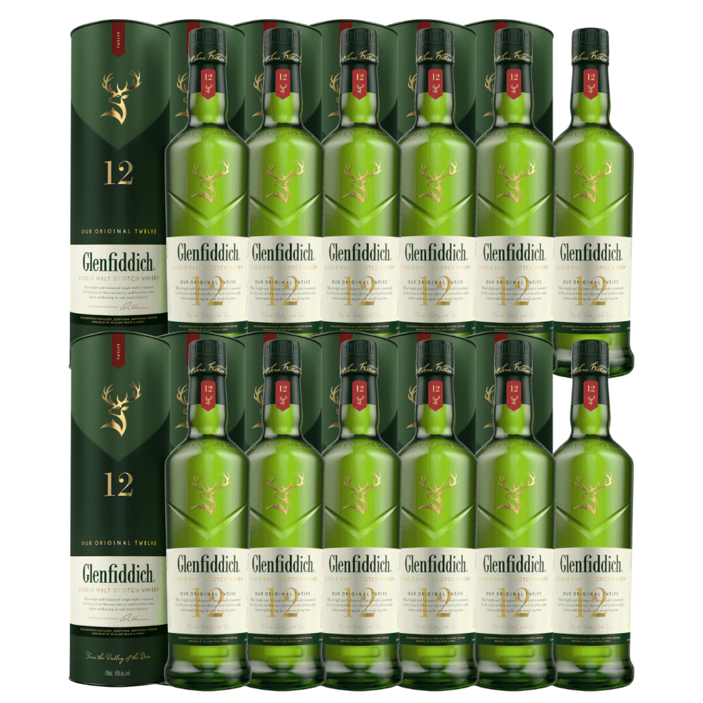 Glenfiddich 12 Year Old 70cl (12 Bottles)
