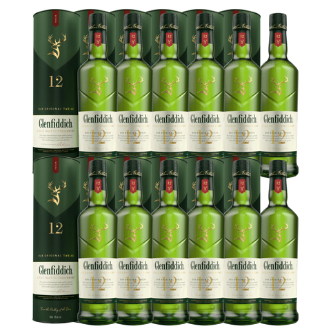 Glenfiddich 12 Year Old 70cl (12 Bottles)