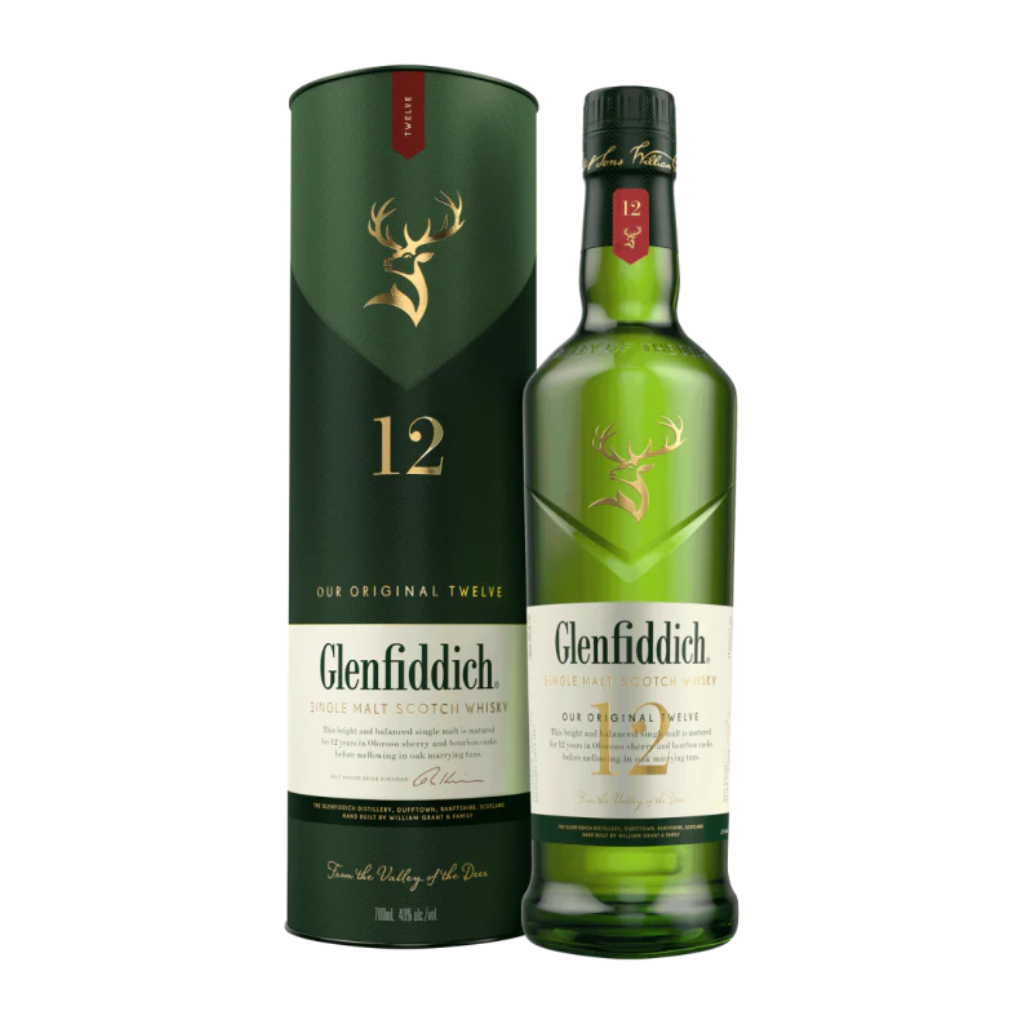 Glenfiddich 12 Year Old Single Malt Whisky 70cl