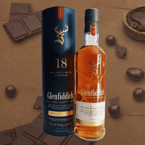 Glenfiddich 18 Year Old Single Malt Whisky 70cl