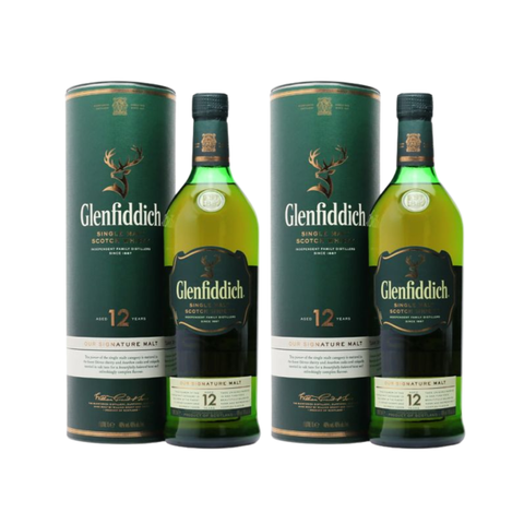 Glenfiddich 12 Year Old (2 bottles) 70cl
