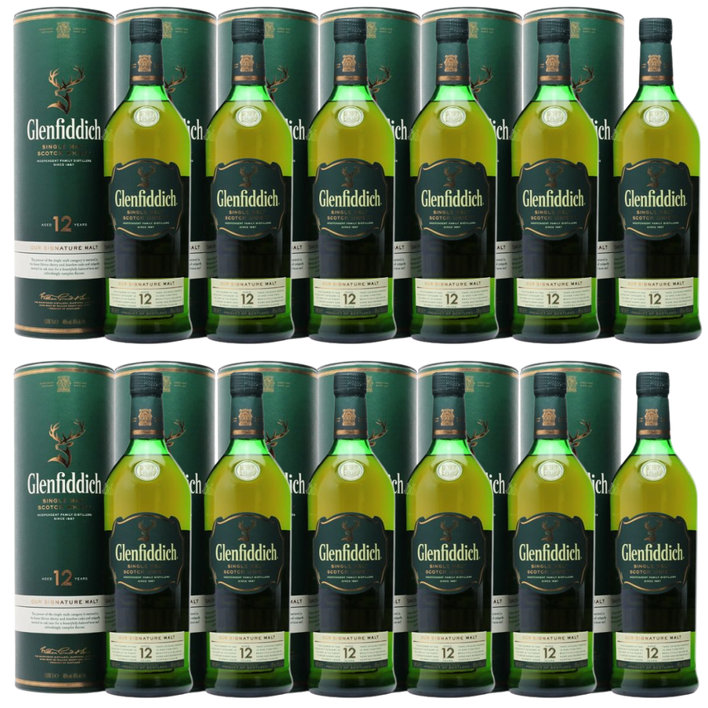 Glenfiddich 12 Year Old 70cl (12 Bottles)