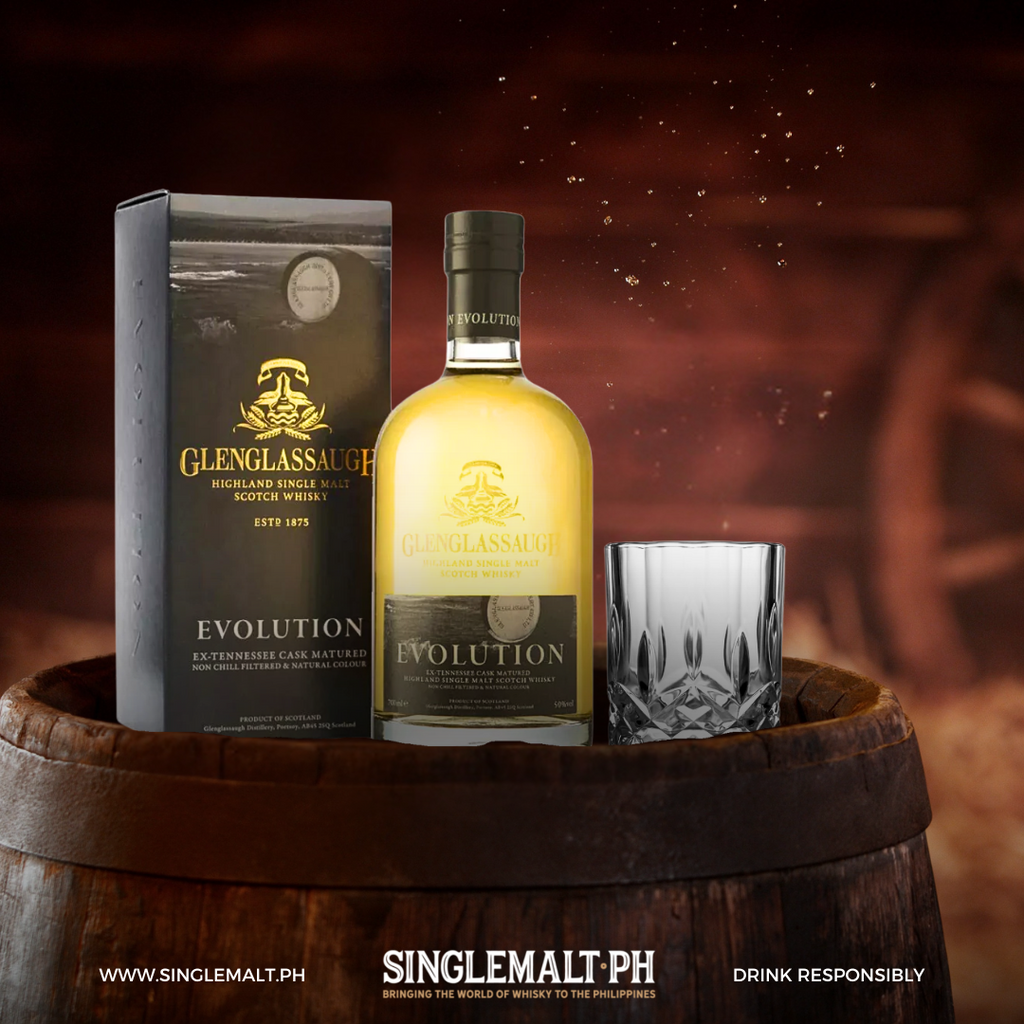 Glenglassaugh Evolution 70cl with FREE Prism Spinning Glass