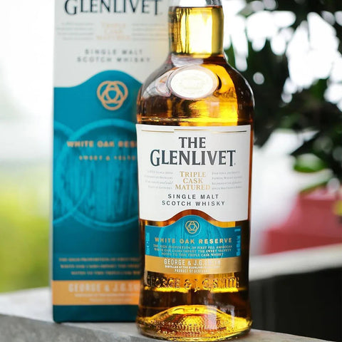 Glenlivet Triple Cask Matured Set - Rare Cask & White Oak Reserve 1L