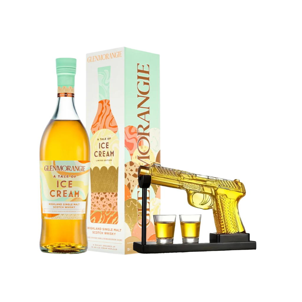 Glenmorangie Tale of Ice Cream 70cl with FREE Gun Decanter Set