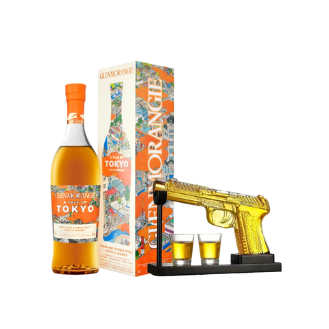 Glenmorangie Tale of Tokyo Single Malt Whisky 70cl with FREE Gun Decanter Set