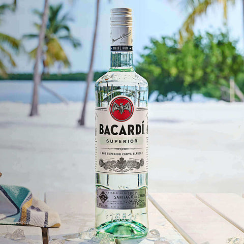 Bacardi Superior Rum 75cl (2 bottles) with FREE Bacardi Superior 35cl