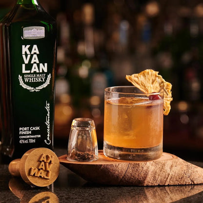 Kavalan Concertmaster - Port Cask Finish 70cl with Green Glencairn Blind Tasting Glass
