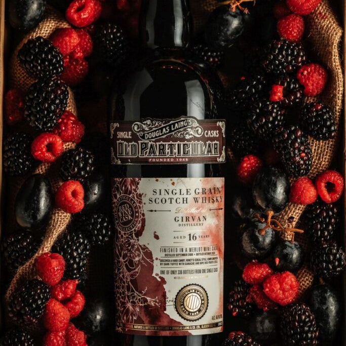 Douglas Laing Old Particular “Red Wine Collection” Grain Girvan 16 Year Old 2008 48.4% 70cl