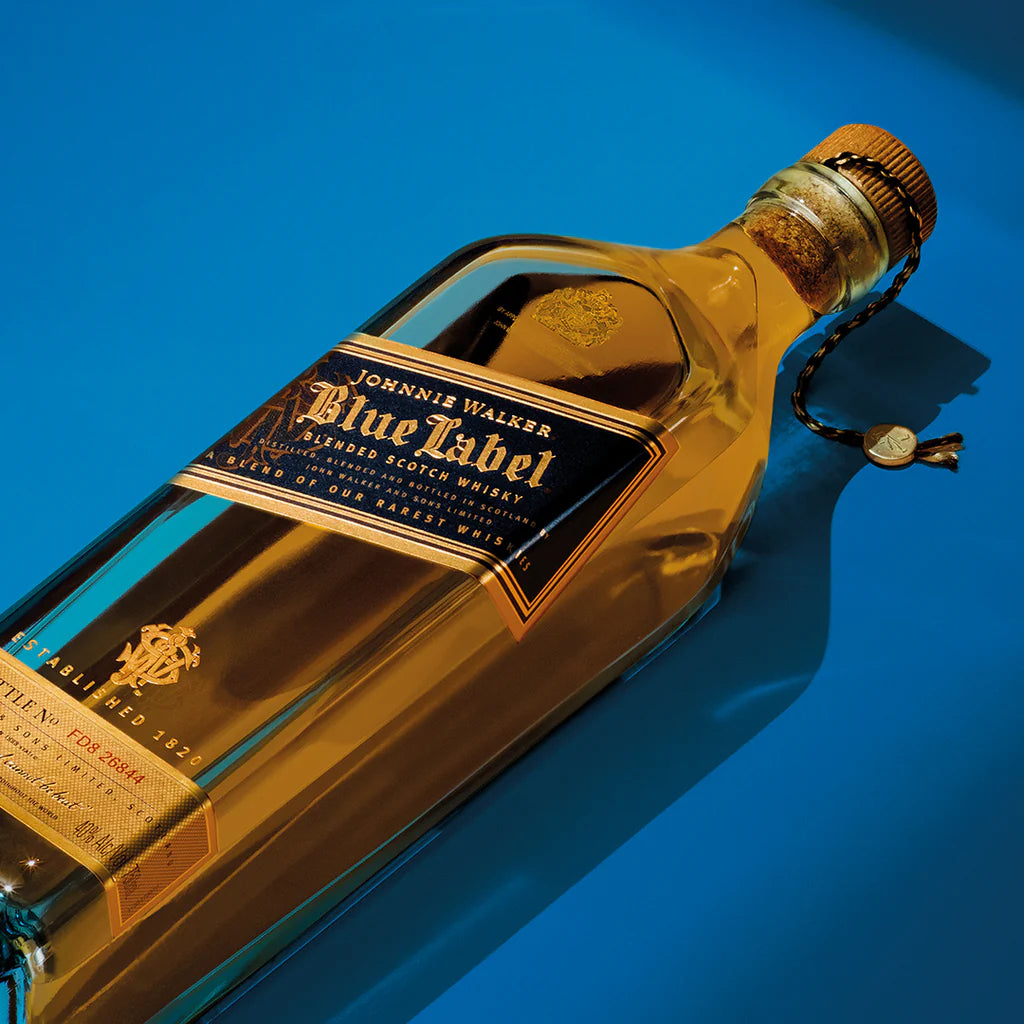 Johnnie Walker Blue Label 70cl (2 bottles) with FREE Bevtools Gun Decanter