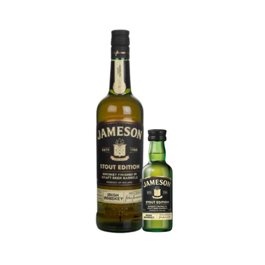John Jameson Stout Edition 70cl with FREE Jameson Stout Mini