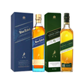 Johnnie Walker Blue Label Blended Scotch Whisky 75cl and Johnnie Walker Green Label 15 Year Old 70cl