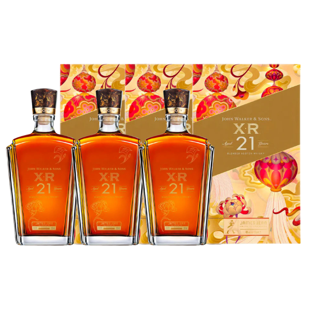Johnnie Walker XR 21 Year of the Snake Limited Edition 75cl (2+1 Bottles)