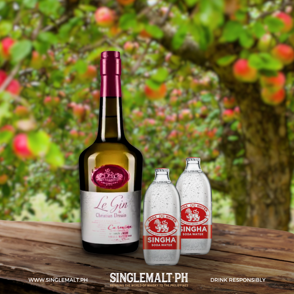 Le Gin de Christian Drouin Carmina Red Berries with FREE 2 Bottles of Singha Soda