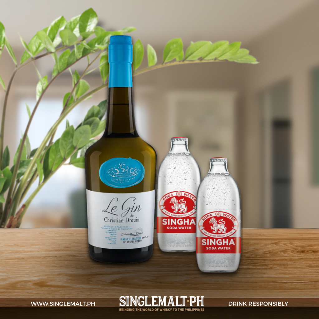 Le Gin de Christian Drouin with FREE 2 Bottles of Singha Soda
