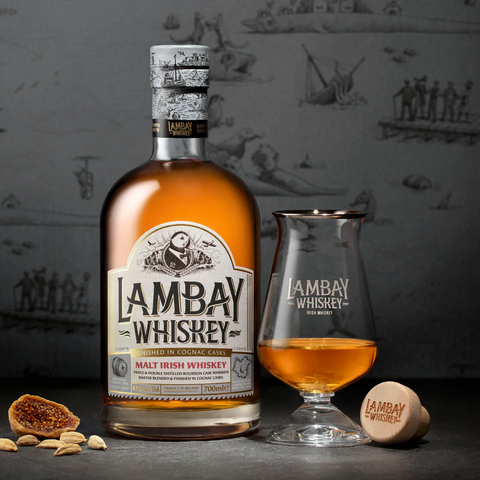 Lambay Malt Irish Blended Whiskey - Cognac Cask 70cl