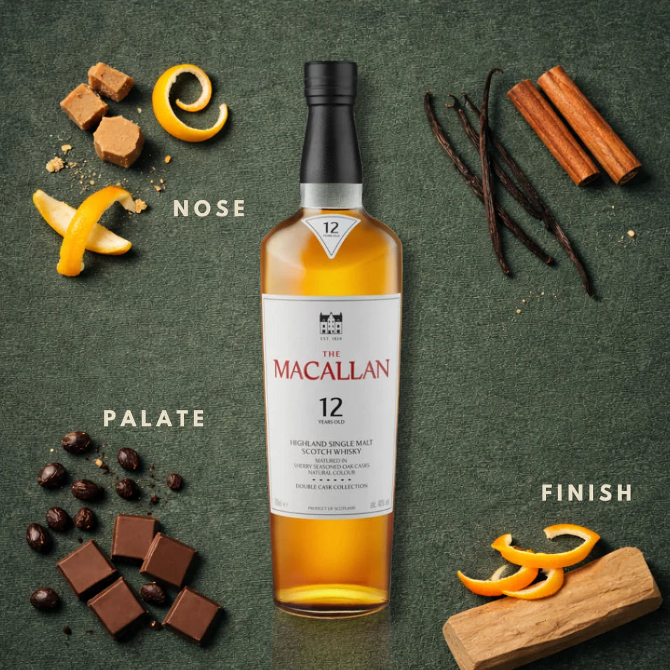 The Macallan Double Cask 12 Year Old 70cl (6 Bottles)