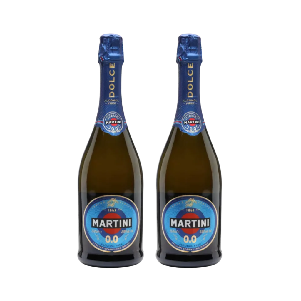 Martini 0.0 Dolce Spumante Alcohol Free 75cl (2 Bottles)