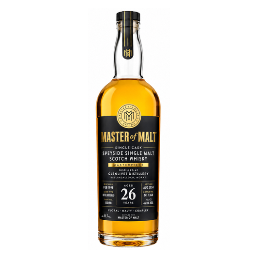 Master of Malt Glenlivet 26 Year Old 1998 70cl 55.7%