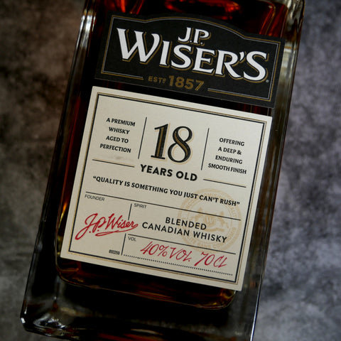 JP Wiser's 18 Year Old Blended Canadian Whiskey