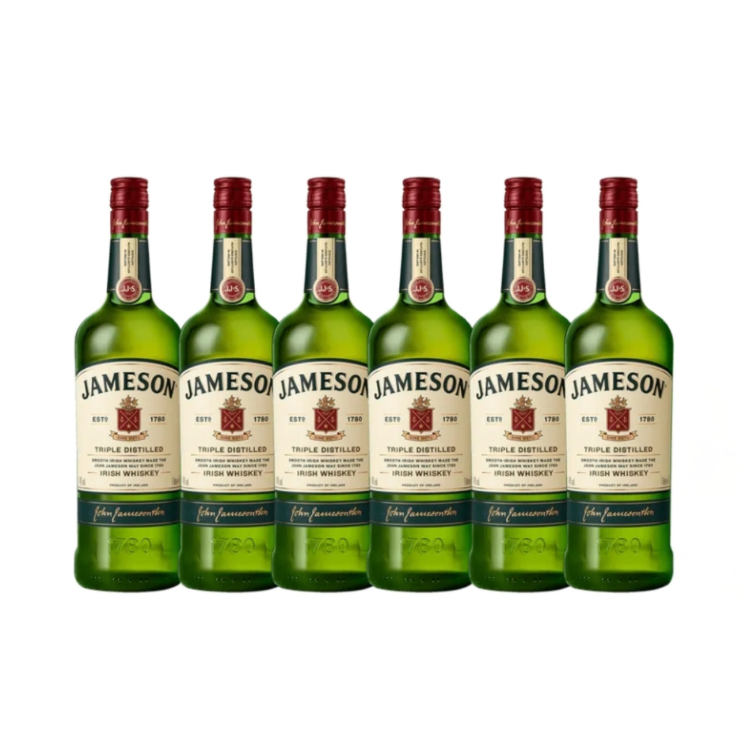 John Jameson Irish Whiskey 1L (6Bottles)