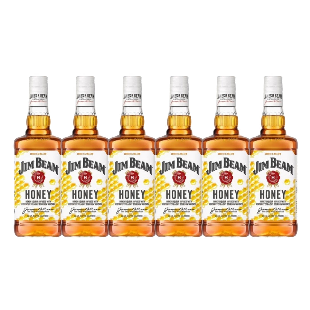 Jim Beam Honey Bourbon Whiskey 70cl (6Bottles)