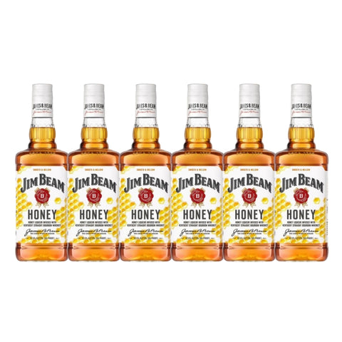 Jim Beam Honey Bourbon Whiskey 70cl (6Bottles)