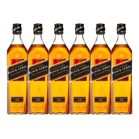 Johnnie Walker Black Label 12 Year Old Whisky 70cl (6bottles)