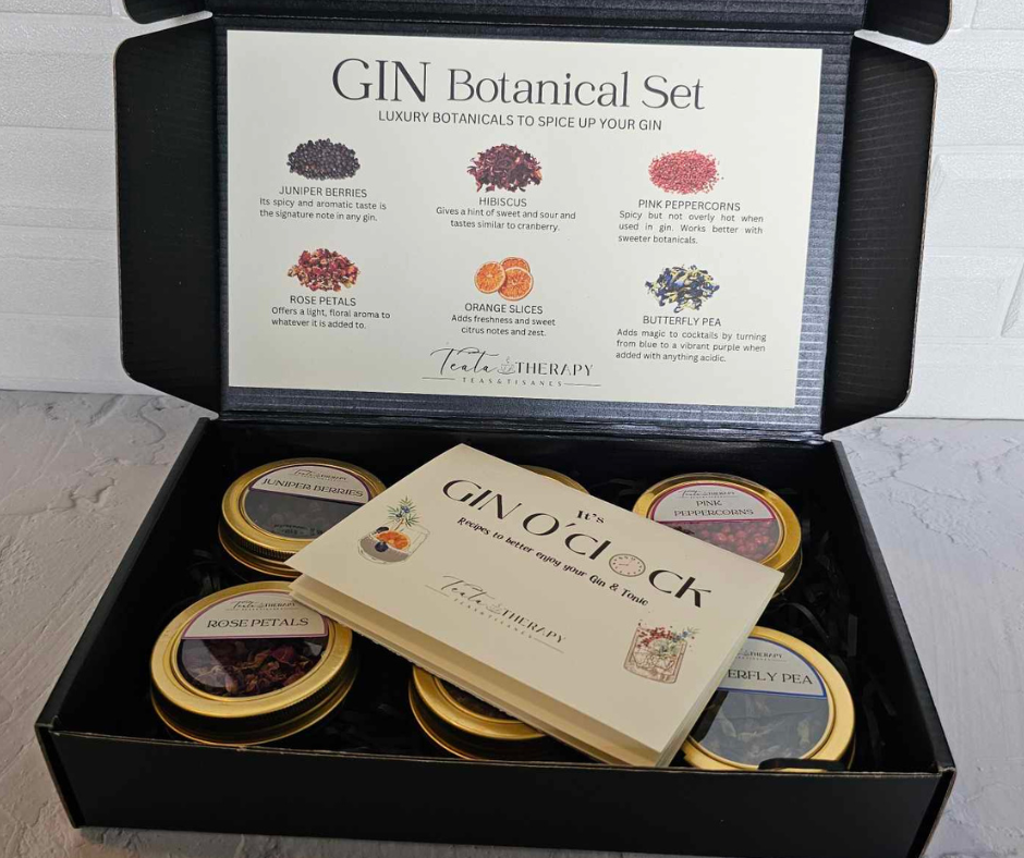 Basic Kit: Teata Therapy Gin & Tonic Botanicals Box of 6 in Can
