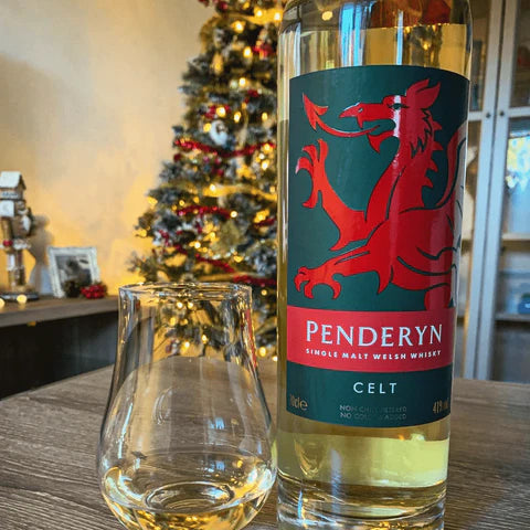 Penderyn Dragon Celt Welsh Whisky 70cl + FREE Nosing Glass