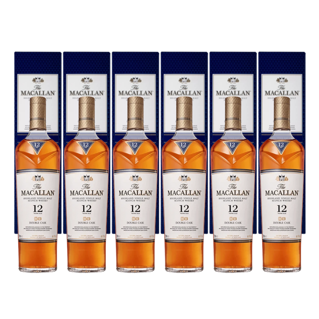 The Macallan Double Cask 12 Year Old 70cl (6 Bottles)