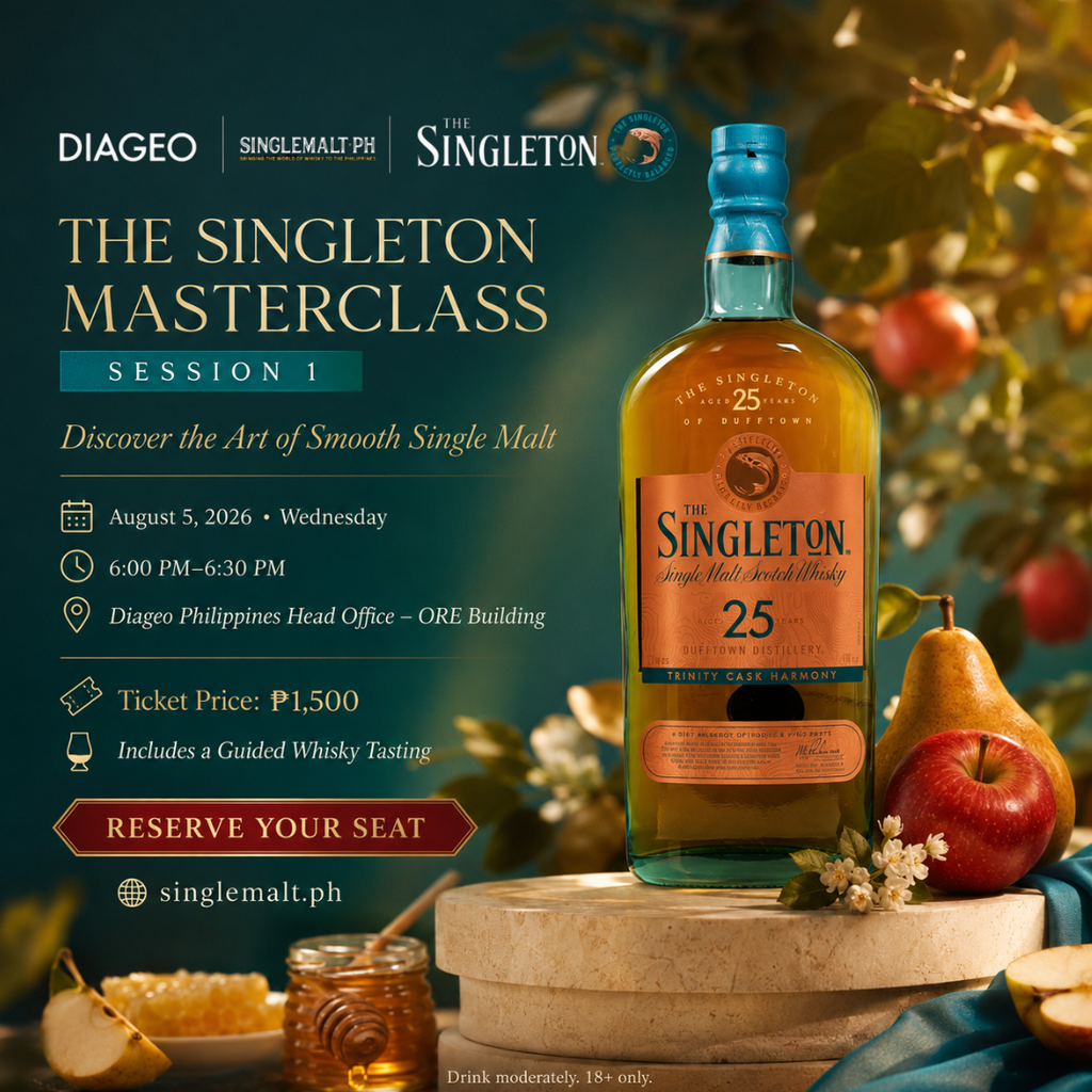 Diageo Singleton Masterclass (Session 1 - August 5, 2026)